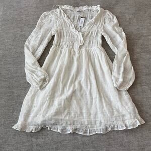 Lucca Couture Cream Puff long sleeve Dress